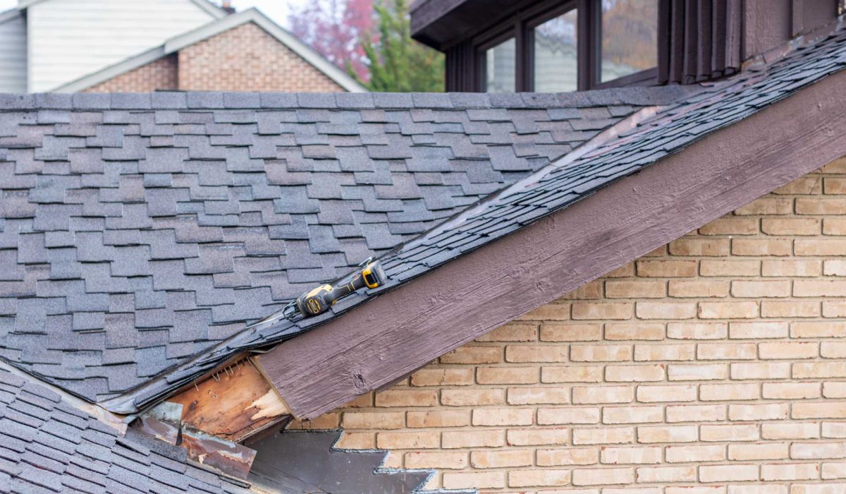 emergency roof repair header