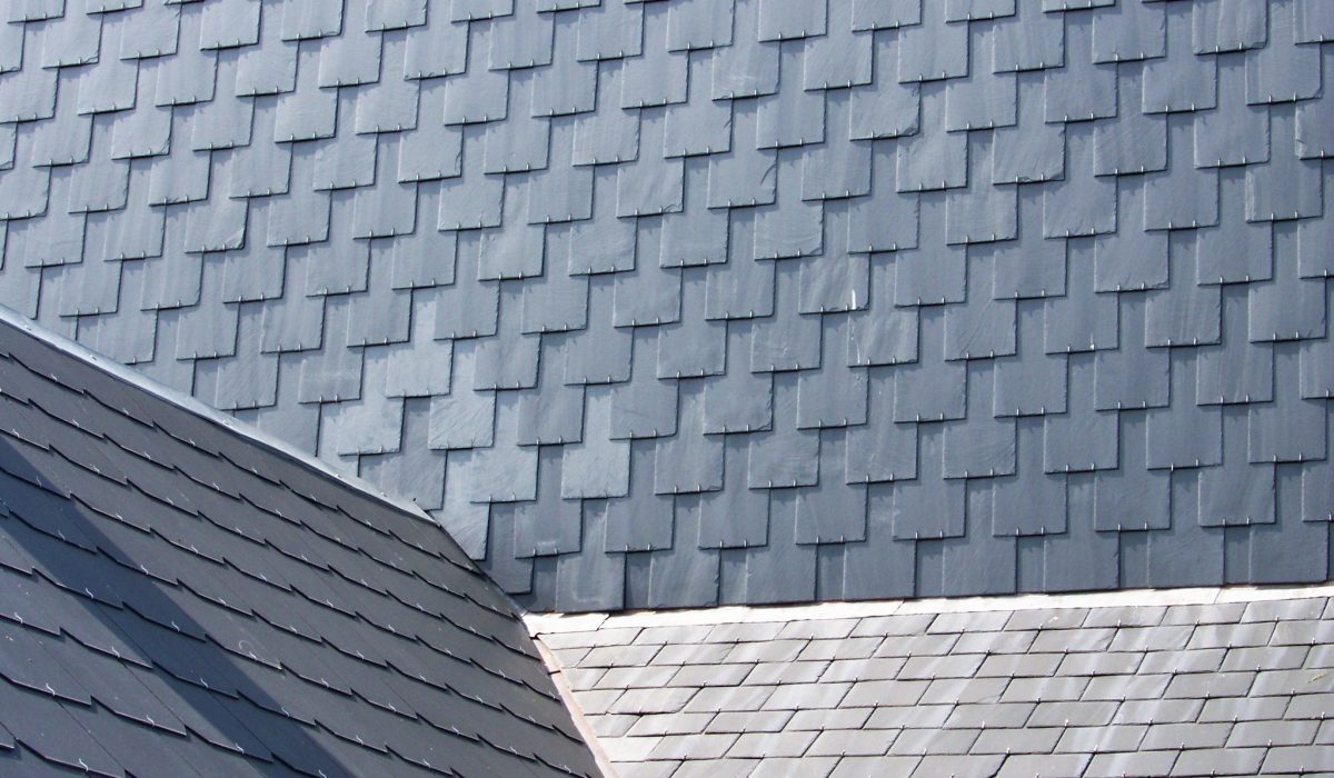 residential slate roof header