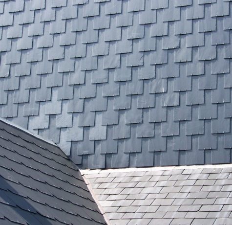 residential slate roof header