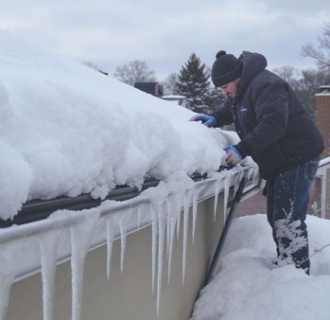 Ice dams in Virginia
