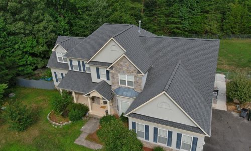 mansion roof install
