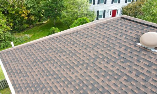 new brown roof